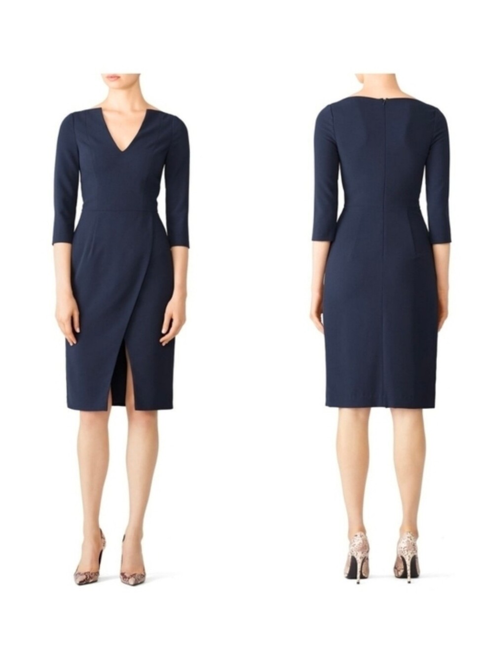 Black Halo Oklahoma Navy Dress